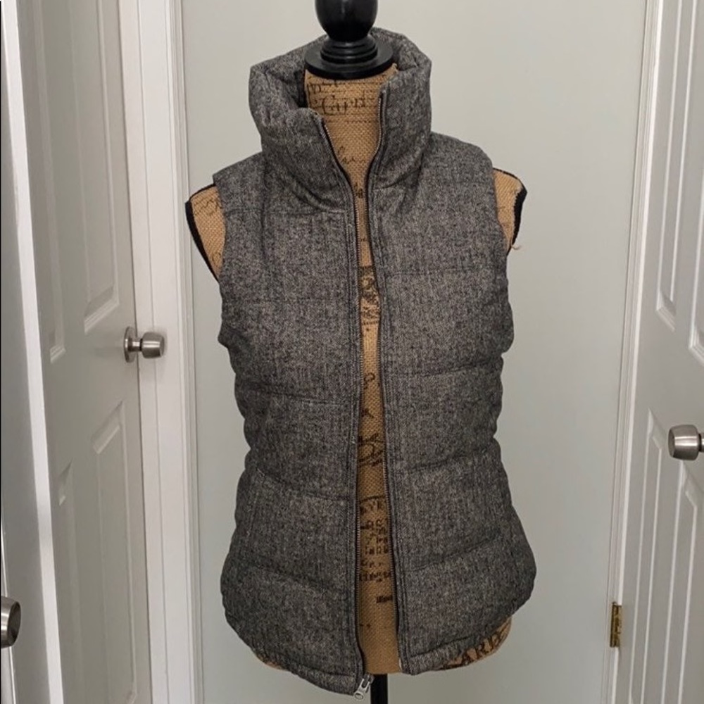 Herringbone Puffer Vest